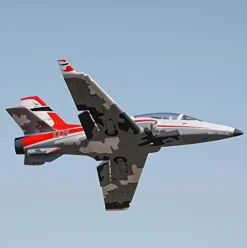 E-flite RC Airplane Viper 90mm EDF Jet ARF+ Red