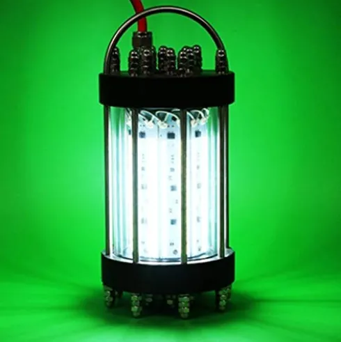 efuture IP68 600W LED Underwater Fishing Light Green
