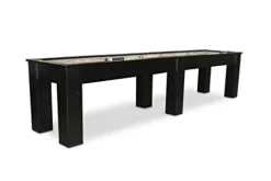 Empire USA Plank & Hide – Fulton Shuffleboard Table (14′) Black
