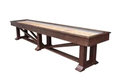 Empire USA Plank & Hide – Lucas Shuffleboard Table (12′) Nutmeg