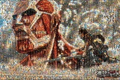 Ensky Jigsaw Puzzle 1000 Piece Attack on Titan Mosaic Art 1000-394
