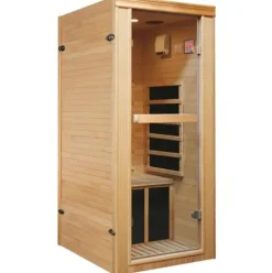 EPOFIT Single Person Far Infrared Sauna Natural