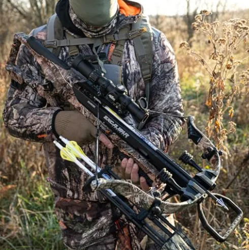 Excalibur REV X Lightweight Quiet CeaseFire Crossbow Mossy Oak Country DNA