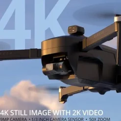 EXO X7 Ranger High End Camera Drone 4K 3 Axis Gimbal GPS Black