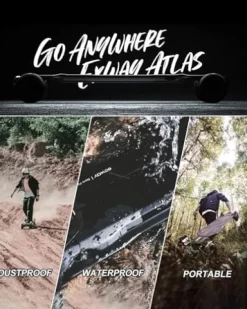 EXWAY Atlas Carbon-2WD All-Terrain Electric Skateboard Atlas-2WD