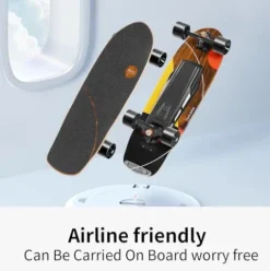 EXWAY Ripple Electric Skateboard with Remote, 22 Mph, 7.5 Miles Range, RGB Lights Ripple-99wh