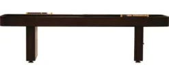 Fairview Game Rooms 9′ Shuffleboard Table with Hidden Storage Cabinet – Mahogany