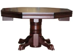 Fairview Game Rooms Combination 3 in 1 Poker/Game Table Mahogany