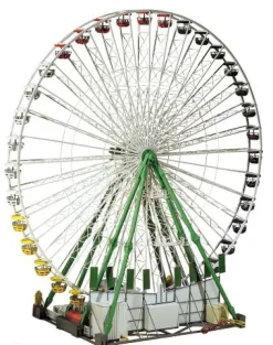 FALLER Ferris Wheel Jupiter HO Scale Building Kit Grey