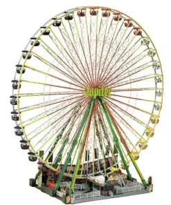 FALLER Ferris Wheel Jupiter HO Scale Building Kit Grey