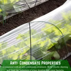Farm Plastic Supply Clear IRAC Greenhouse Plastic Sheeting 6 Mil 40′ x 80′