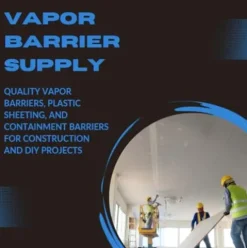Farm Plastic Supply Clear 6 Mil Vapor Barrier Greenhouse Plastic Sheeting 40′ x 120′