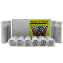 FastEddy Bearings 12X21X5 Ceramic Rubber Sealed Bearing 6801-2RSC 100 Units