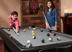 Fat Cat by GLD Products Original 3-in-1 7′ Pockey Multi-Game Table Grey