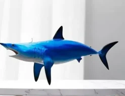 FENGSHUI-CAISHEN 70″ Colorful Blue Shark Replica Wall Decor