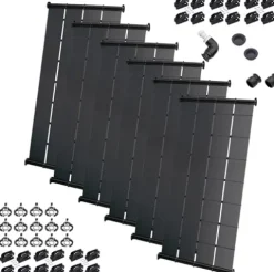 Fenix Pool Solar Heliocol Solar Pool Heater DIY Kit Black