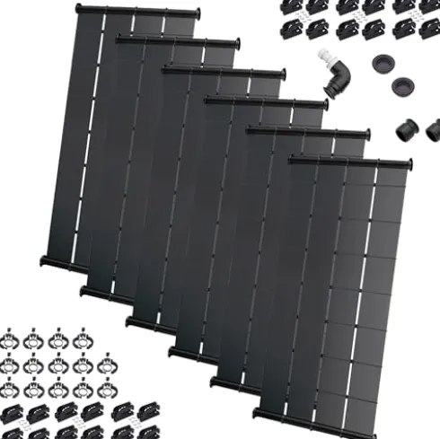 Fenix Pool Solar Heliocol Solar Pool Heater DIY Kit Black