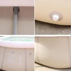 FFCJJDS Inflatable Swimming Pool for Adults & Kids 122x78x31In
