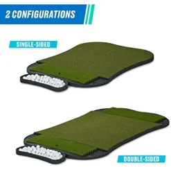 Fiberbuilt Golf 6’x4′ Hourglass Pro Studio Mat Kit Green