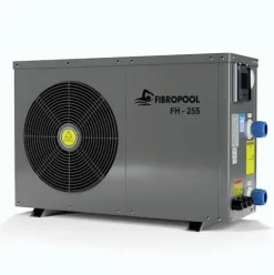 FibroHeat FibroPool Swimming Pool Heat Pump FH255 55,000 BTU Gray