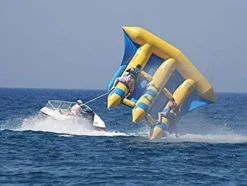 Foammaker Inflatable Flying Fish Fishing Boat Yellow/Blue