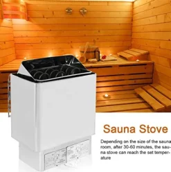Focket 6KW Stainless Steel Sauna Heater with Digital Display Controller