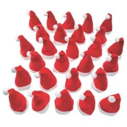 Fun Express Bulk Plush Santa Hats 144 Pieces Red