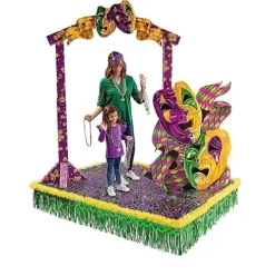 Fun Express Mardi Gras Parade Float Deluxe Decorating Kit 10 Pieces