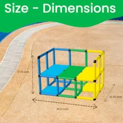 Funphix Kids Swimming Pool Platform Playset – Multi-Level Toddler Swim Platform