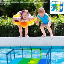 Funphix Swimming Pool Platform for Toddlers and Kids – Outdoor Learn to Swim Playset