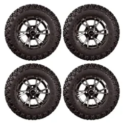 3G 5″ Lift Kit Combo with 12″ Flash Wheels for EZGO RXV Golf Carts 2008-2013.5