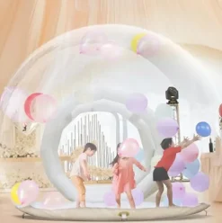 Gaonala 13 FT Clear Inflatable Bubble House Dome with Tunnel and Air Blower
