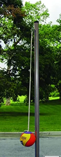 Gared Glava Sleeved Tetherball System with Ground Sleeve Installation