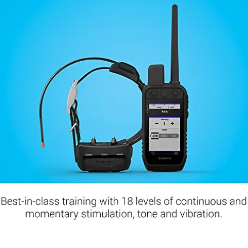 Garmin Alpha 200 Handheld Dog Device with TT15, Sunlight-readable 3.5″ Touchscreen Black