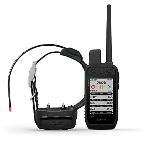 Garmin Alpha 200 Handheld Dog Device with TT15, Sunlight-readable 3.5″ Touchscreen Black