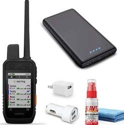 Garmin Alpha 200i Dog Tracking Handheld with inReach Technology, 3.6″ Touchscreen, Portable Power Bank & Accessories