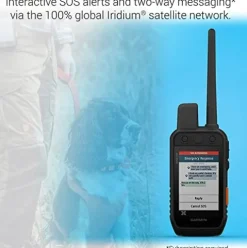 Garmin Alpha 200i Dog Tracking Handheld with inReach Technology, 3.6″ Touchscreen, Portable Power Bank & Accessories