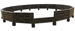 Generic 15′ Diameter Portable GaGa Ball Pit with Steel Spikes Black