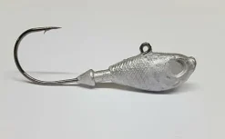Generic 100 No Paint Ultra Minnow Jig Heads Striped Bass Fluke Ultra Point Lure 8oz