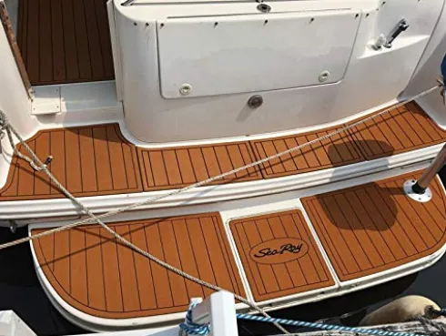 Generic Boat EVA Faux Teak Decking Floor Kit for 2017 Supra SC Cockpit