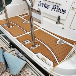 Generic Boat EVA Faux Teak Decking Floor Sea Ray 280 SLX Cockpit Kit