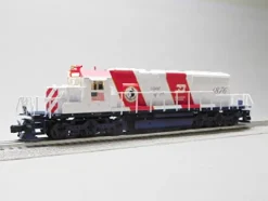 Generic Burlington Northern Legacy SD40-2 Diesel Locomotive Engine #1876 O Gauge White