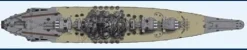 Generic Gallery 1/200 IJN Yamato WW2 Battleship Kit Grey Plastic