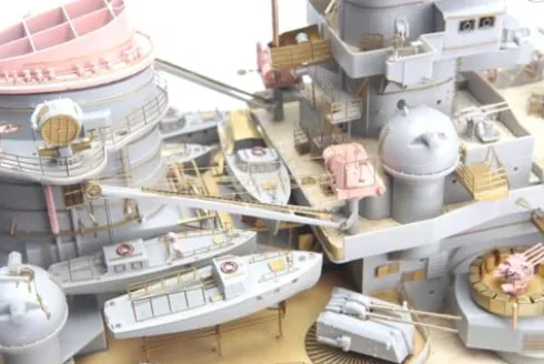 Generic MK.1 Design 1/200 DKM Battleship SCHARNHORST Detail-up Parts DX Pack for Trumpeter