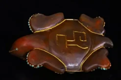 Generic Tibetan Temple Crystal Mosaic Dzi Beads 8 Treasures Lucky Turtle 1