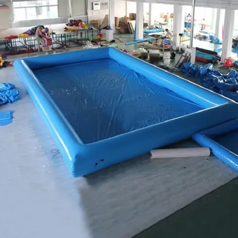 GEPAS Inflatable Rectangle Above Ground Swimming Pool New as Picture Show