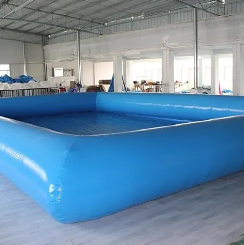 GEPAS Inflatable Rectangle Above Ground Swimming Pool New as Picture Show