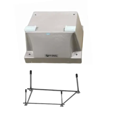 Global Pool Products Diving Board Stand Replacement Base with Jig for Inground Swimming Pool Sand