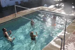 Global Pool Products Stainless Steel Volleyball Set for Inground Pools