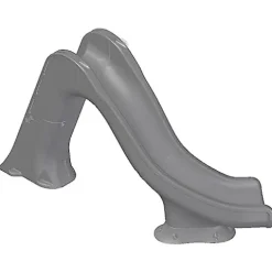 Global Pool Products Tidal Wave Inground Pool Slide Left Curve Grey